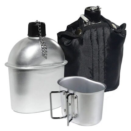 Cantil Com Caneca Alumínio Xepa Nautika Exercito Tático Pt