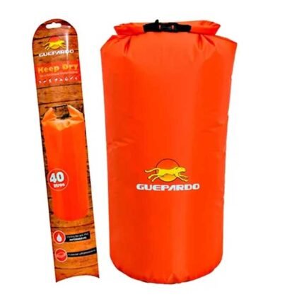 Saco Estanque Impermeável 40 Litros Laranja Guepardo NTK