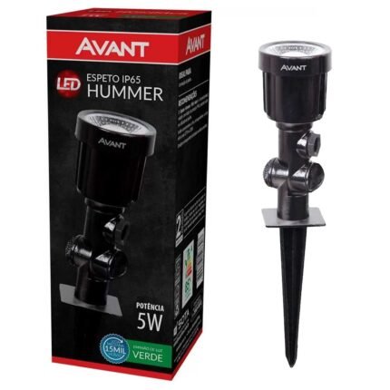 Espeto Jardim Verde Led 5w Prova D'água Hummer Avant