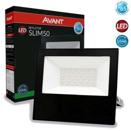 Refletor Led 50W Bivolt Luz Verde Prova d' Água Avant