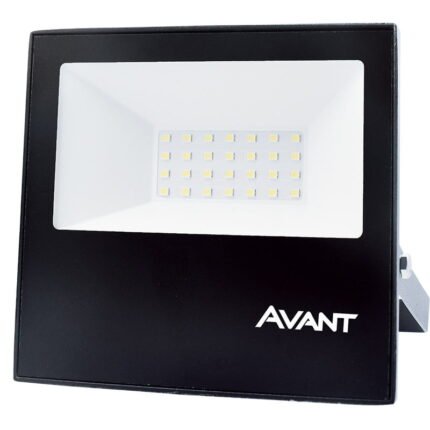 Kit 3 Refletor Led Holofote Slim 30w 3000k Ip65 BrancoQuente