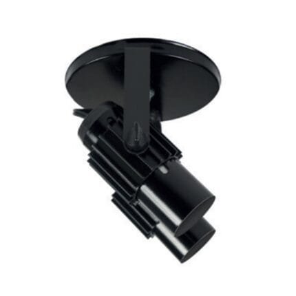 Kit 3 Spot Aletado 2 Lâmpada Suporte Direcionável E-27 Preto