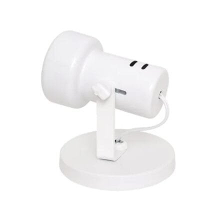 Suporte Lâmpada Spot Caneca Direcionável E-27 Branco