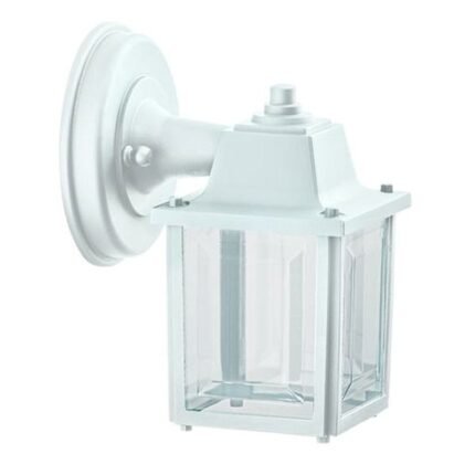 Kit 5 Arandela Externa Parede Luminária Vintage Branco