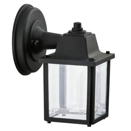 Kit 5 Arandela Externa Parede Luminária Vintage Preta