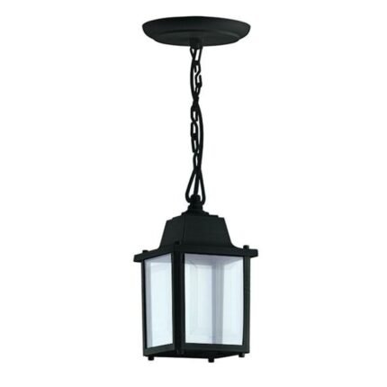 Pendente Clássico Lustre Luminária Vintage Retrô - Preto
