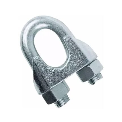 25 Unidades Clips Grampo P/ Cabo De Aço 1/4