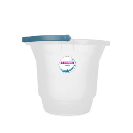 Balde Plástico 8,5L Transparente Com Alça Sanremo