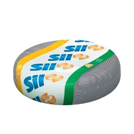 Fio Cabo Chumbo Plastchumbo 2x0,75mm Cinza Rolo 75 Metros