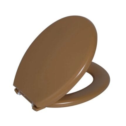 Assento Sanitário Universal Almofadado Amarelo Escuro Astra