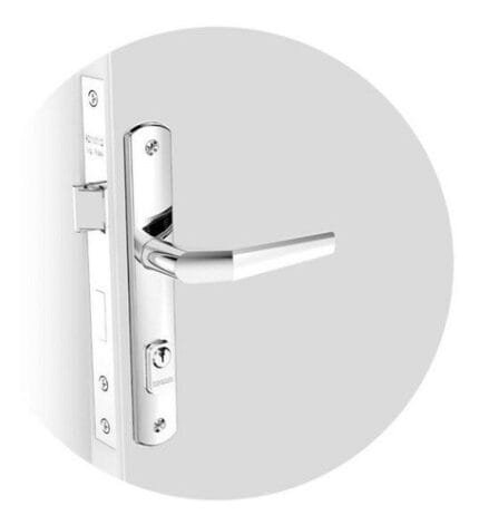 Fechadura Porta Ferro / Alumínio Estreita Br20 Soprano