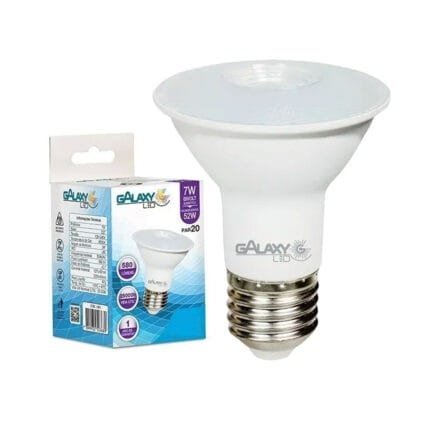 Kit 5 Lâmpada Led Par 20 7w 6500k Ip42 E27 Spot Bivolt