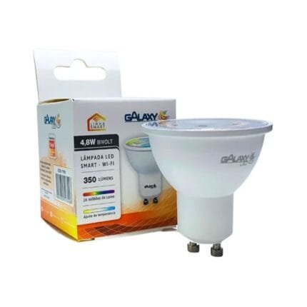 Lâmpada Inteligente Dicróica Led 4,8w Rgb Gu10 Mr16 Wifi