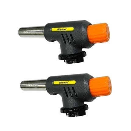 Kit 2 Maçarico Portátil Cozinha Culinário Gourmet Titanium