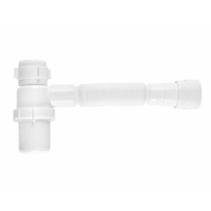 Sifão Sanfonado Universal Copo Branco Astra