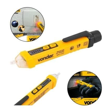 Chave Teste Mede Voltagem Caneta Detectora De Tensão Vonder