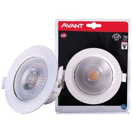 Spot Led Cob Supimpa Redondo 3000k Embutir 7w Bivolt Avant