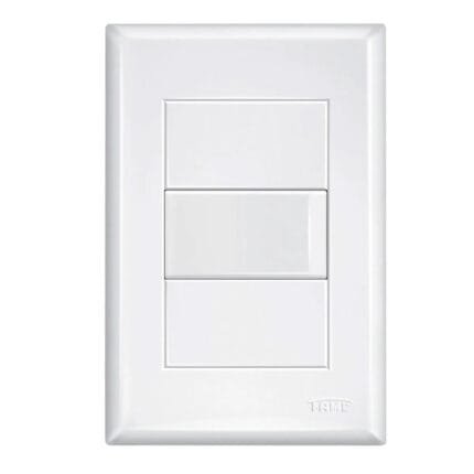 Conjunto 1 Interruptor Paralelo Evidence Fame Branco