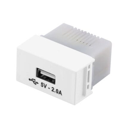 Módulo Tomada USB 2 Ampére 5v Slim Ilumi Ref.8191