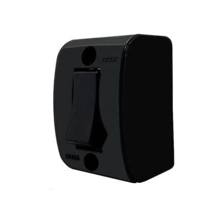 Interruptor Paralelo Retangular Sobrepor Externo 10a Pezzi