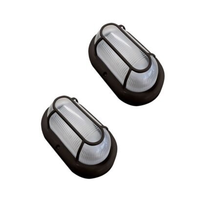 KIT 2 Arandela Tartaruga Muro Externa Jardim Preta Blumenau